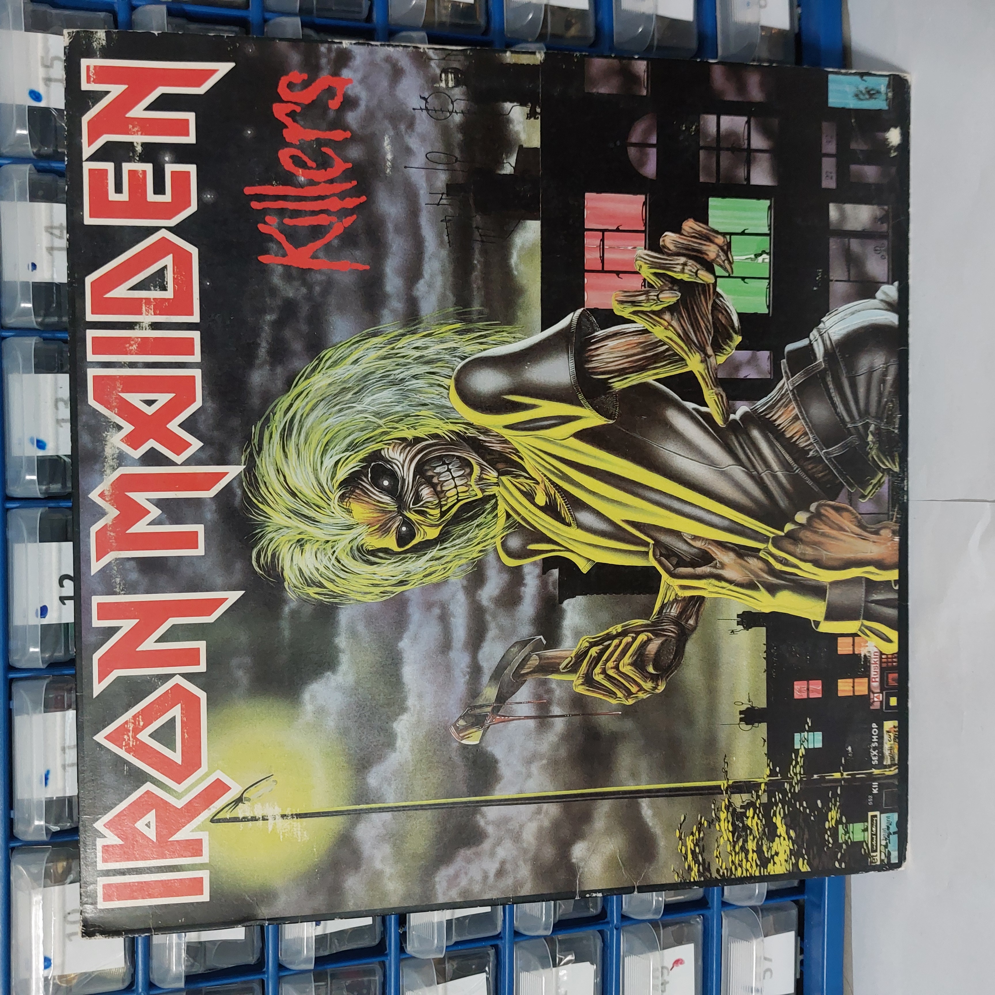 Iron Maiden Killers LP 1981 Capitol Records Heavy Metal NWOBHM Eddie Vinyl