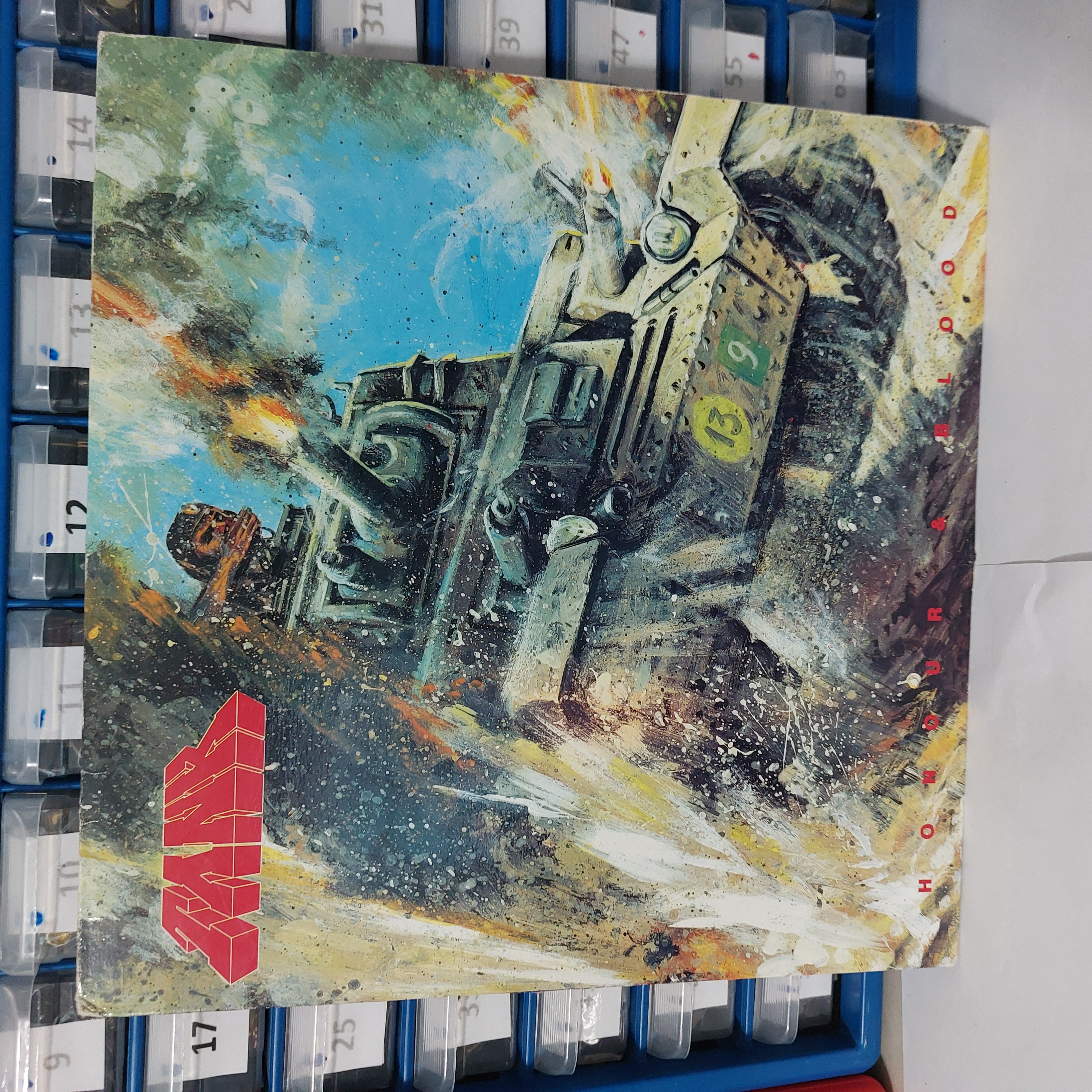Tank Honour and Blood LP Roadracer IRD 012 1984 NWOBHM Heavy Metal Vinyl Record